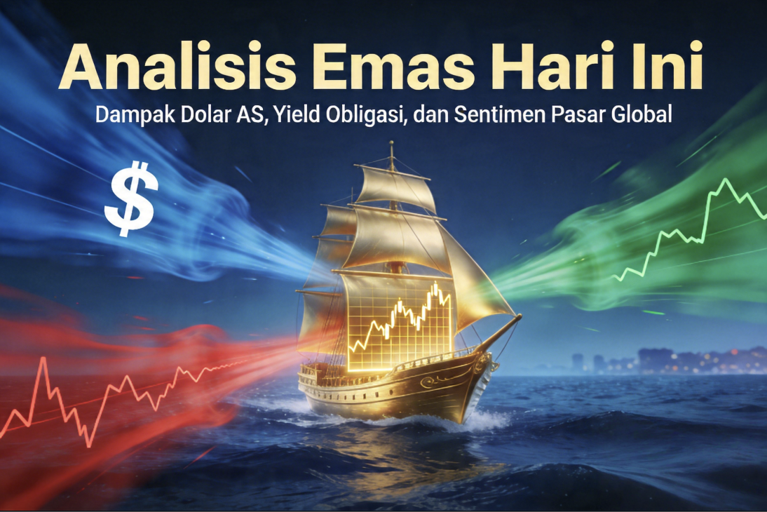 Analisis Emas Hari Ini: Mengapa Dolar AS dan Yield Menjadi Penentu Utama