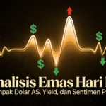 Analisis Emas Hari Ini: Dampak Dolar AS, Yield, dan Sentimen Pasar